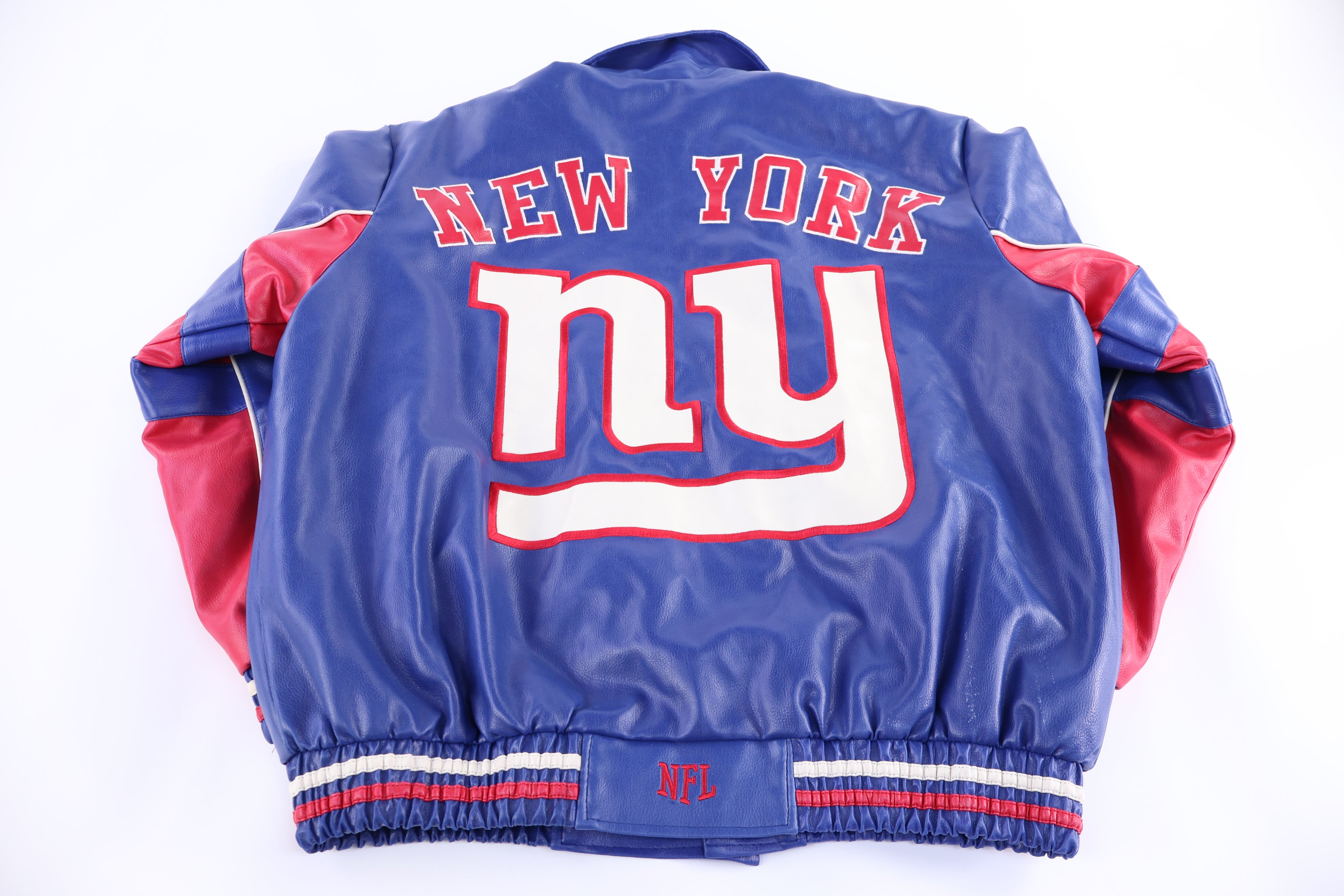 Vintage New York Giants Football Full Zip Bomber Jacket