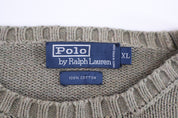 Polo by Ralph Lauren Embroidered Logo Knit Sweater
