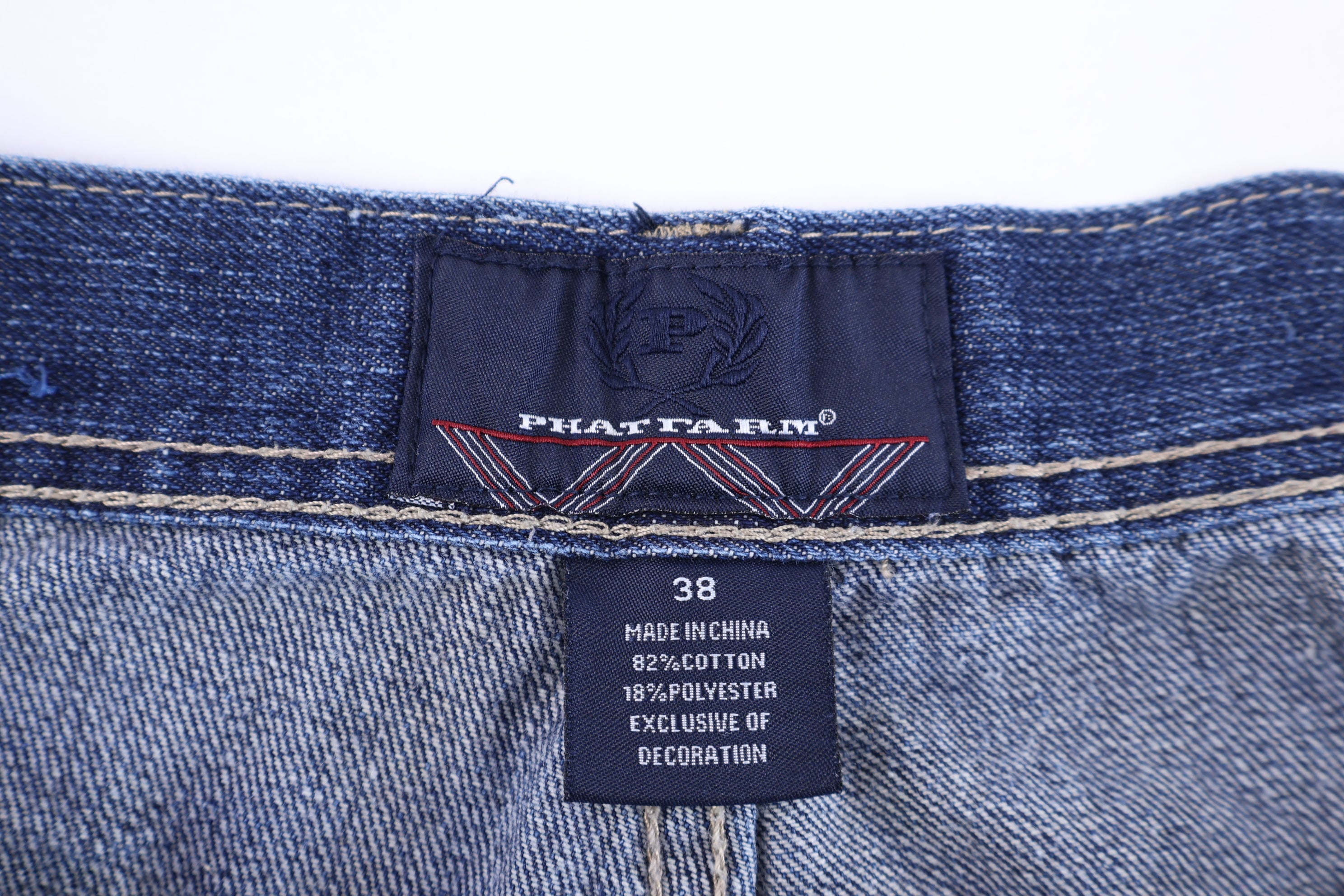 Y2K Phat Farm Dark Wash Denim Shorts