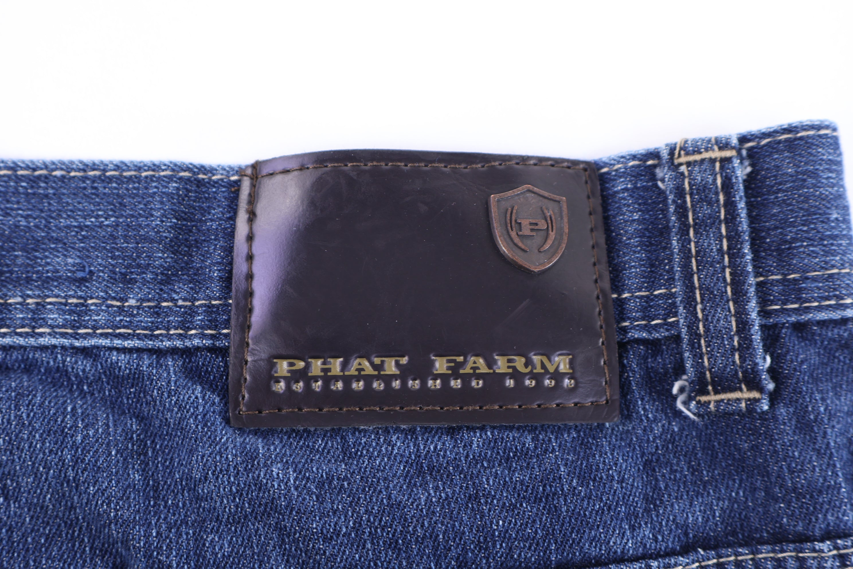 Y2K Phat Farm Dark Wash Denim Shorts