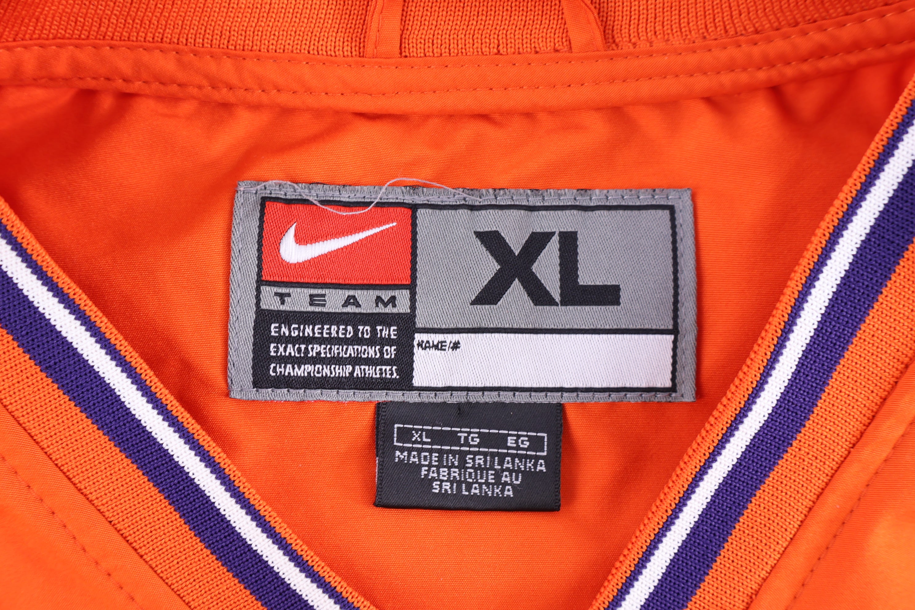 Vintage Nike Clemson University Pullover Windbreaker