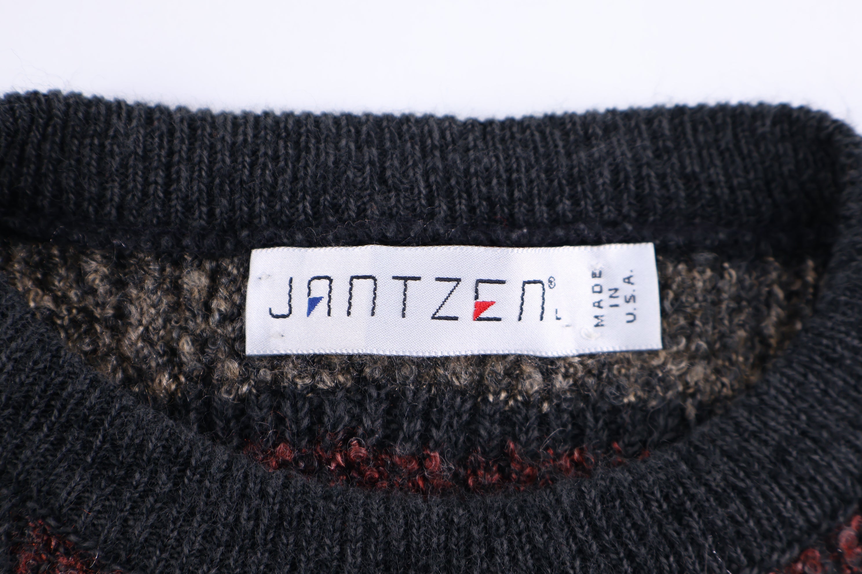 90's Jantzen Multipattern Knit Sweater