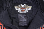 Harley Davidson Motorcycles Full Zip Biker Jacket