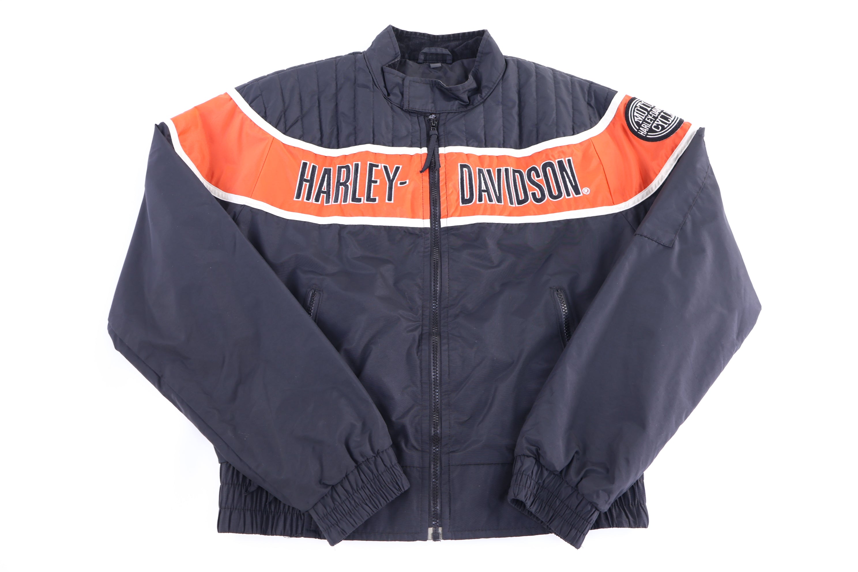 Harley Davidson Motorcycles Full Zip Biker Jacket