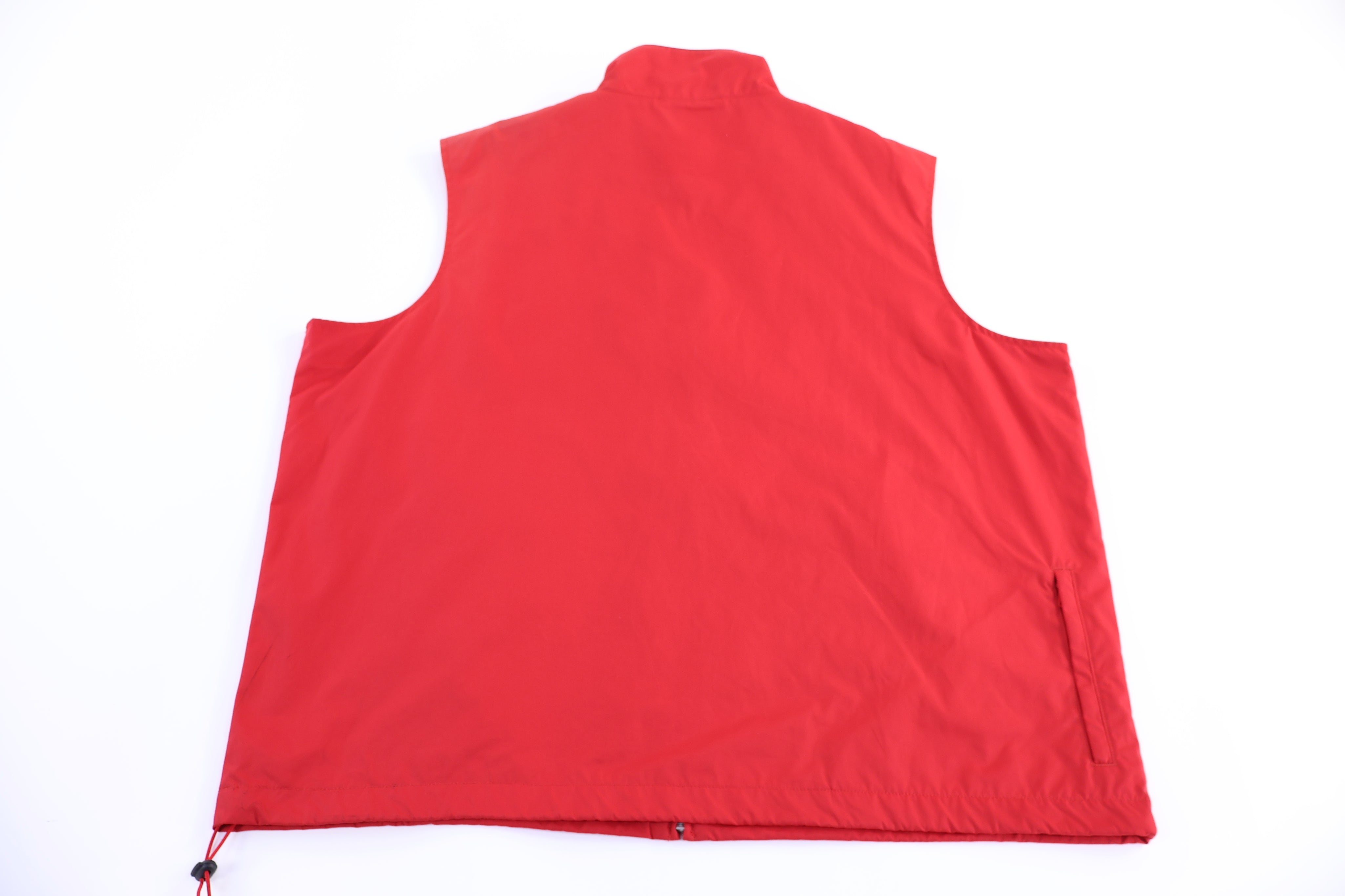 Ralph Lauren Polo Golf Red Full Zip Vest