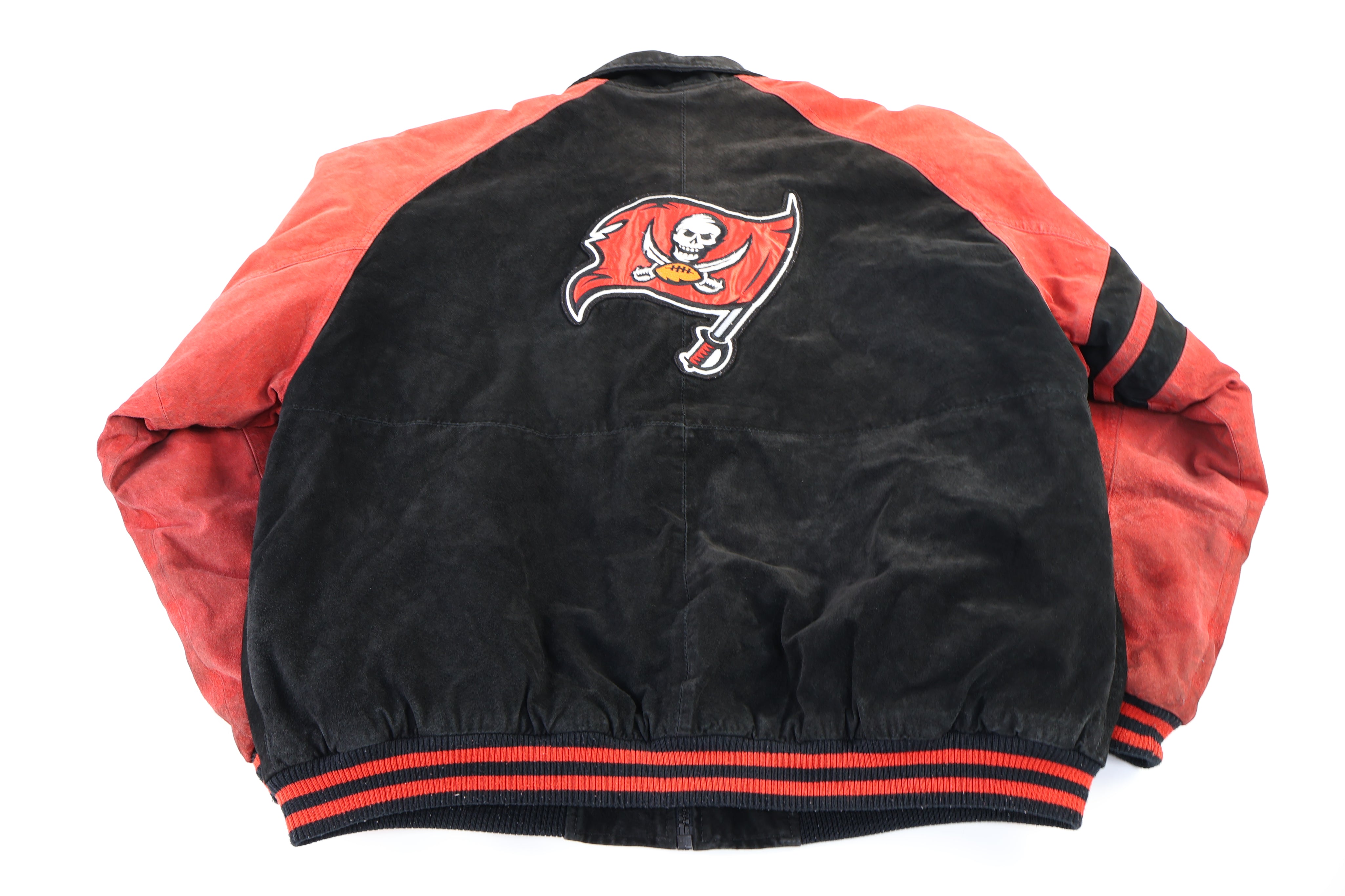 Vintage Tampa Bay Buccaneers Leather Suede Full Zip Jacket