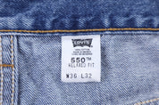 Levi's 550 Medium Wash Denim Jeans
