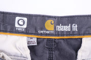 Carhartt Logo Patch Grey Cargo Shorts