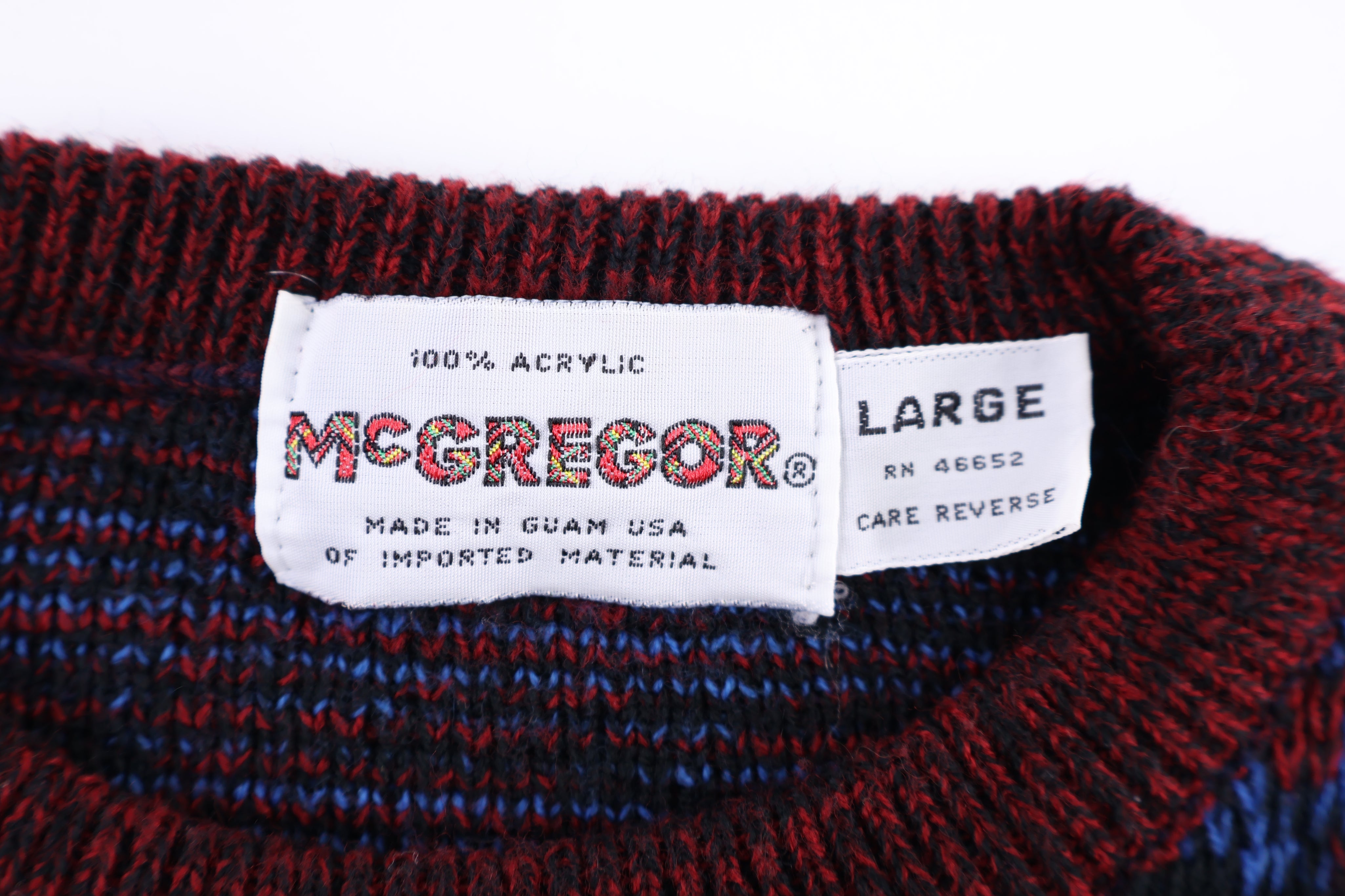 90's McGregor Multicolor Knit Sweater