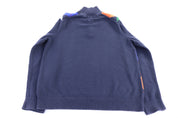 Tommy Hilfiger Embroidered Logo Multicolor Quarter Zip Sweater