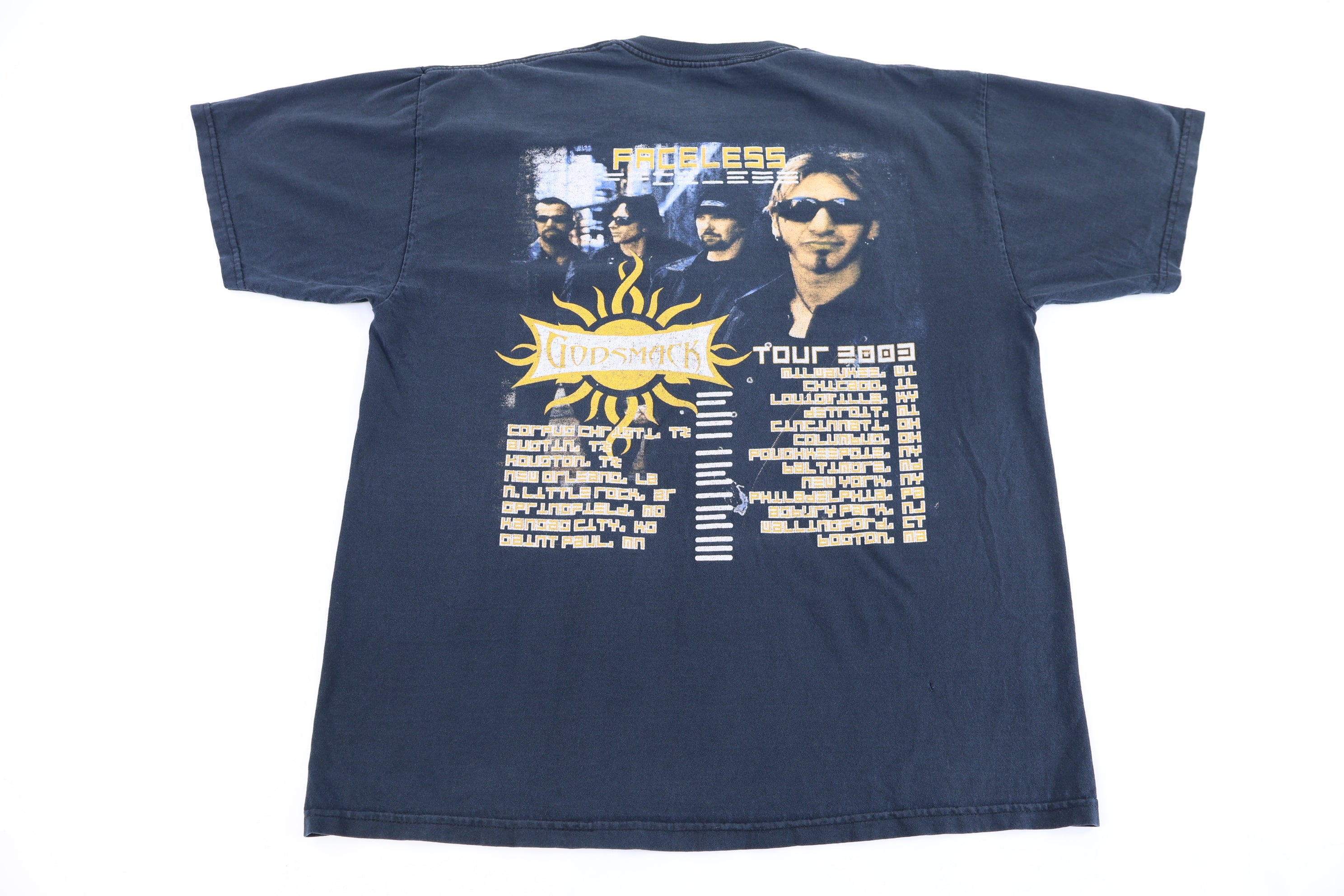 2003 Godsmack Faceless Tour T-shirt