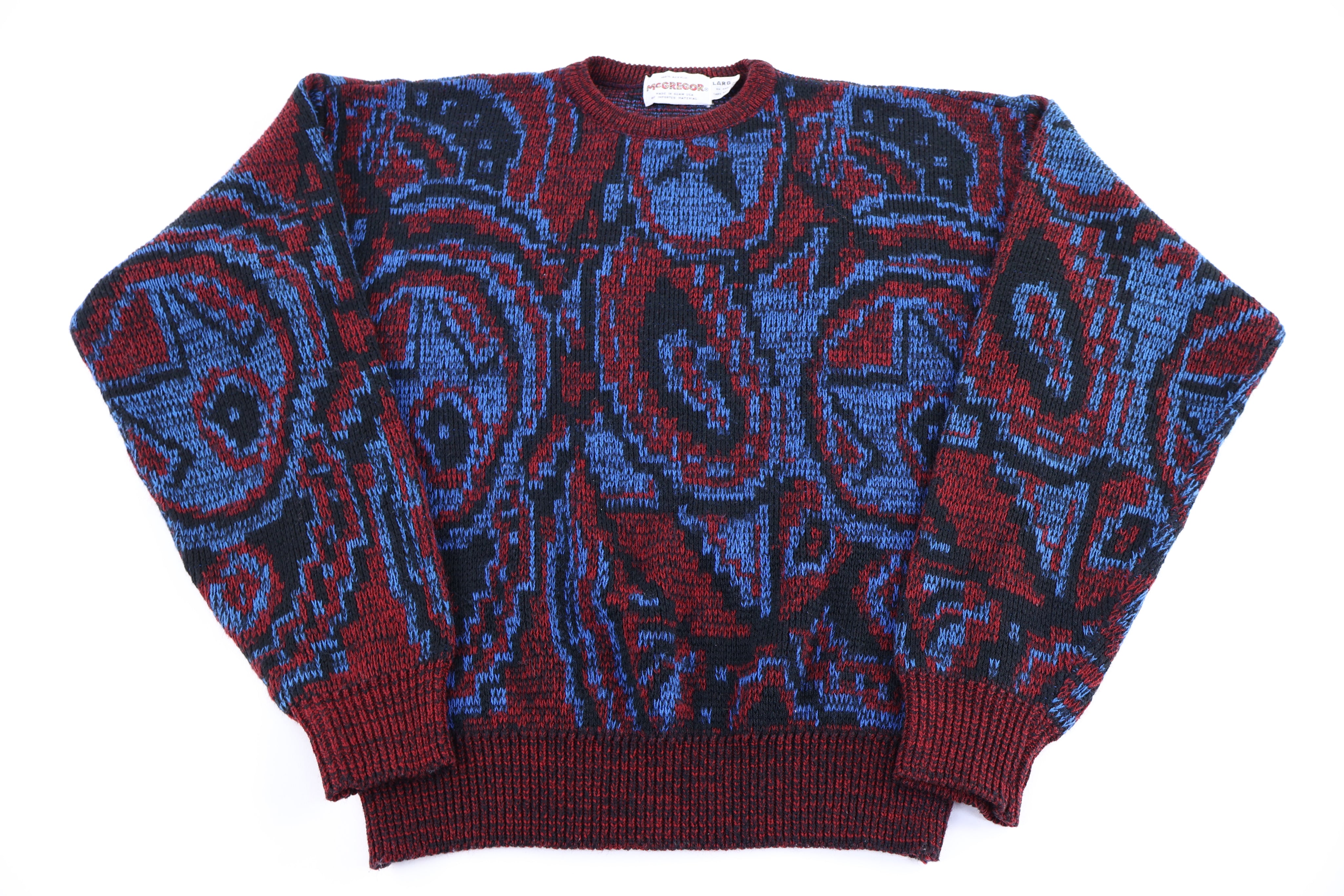 90's McGregor Multicolor Knit Sweater
