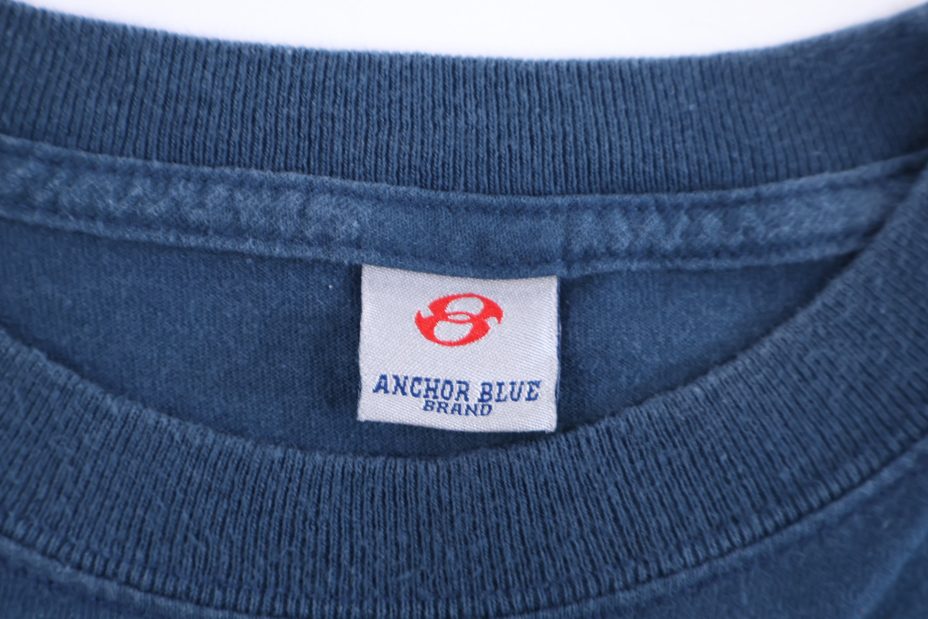 Vintage Anchor Blue Cross Graphic T-shirt