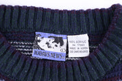 90's Todays New Multipattern Knit Sweater