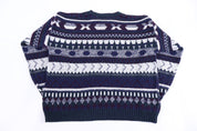 90's Todays New Multipattern Knit Sweater