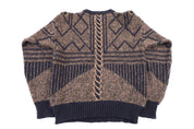 Vintage Barnaby Multipattern Knit Sweater