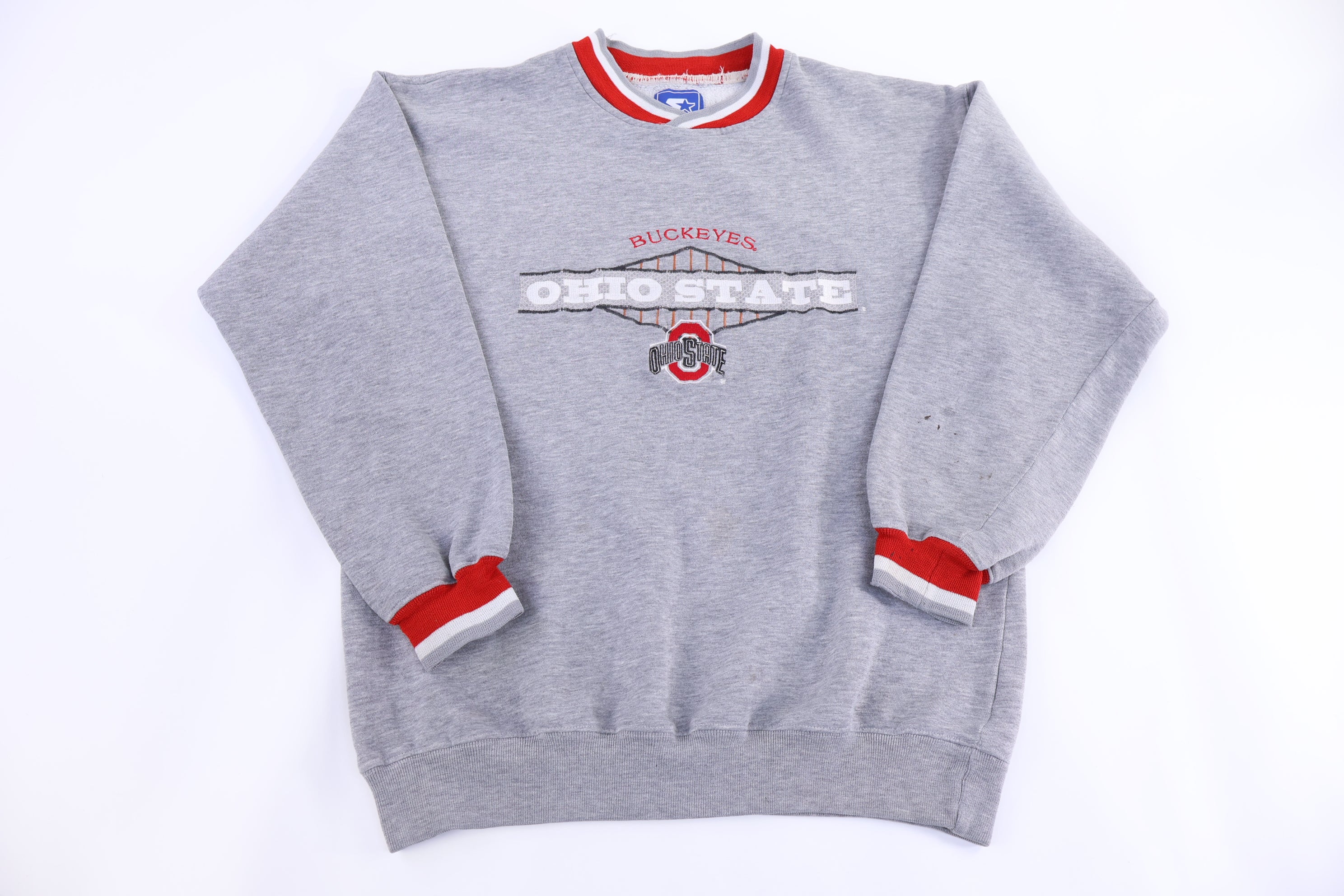 Vintage Starter Ohio State Buckeyes Embroidered Sweatshirt