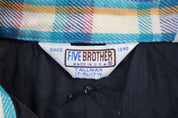 80's Five Brother Multicolor Plaid LS Button Down