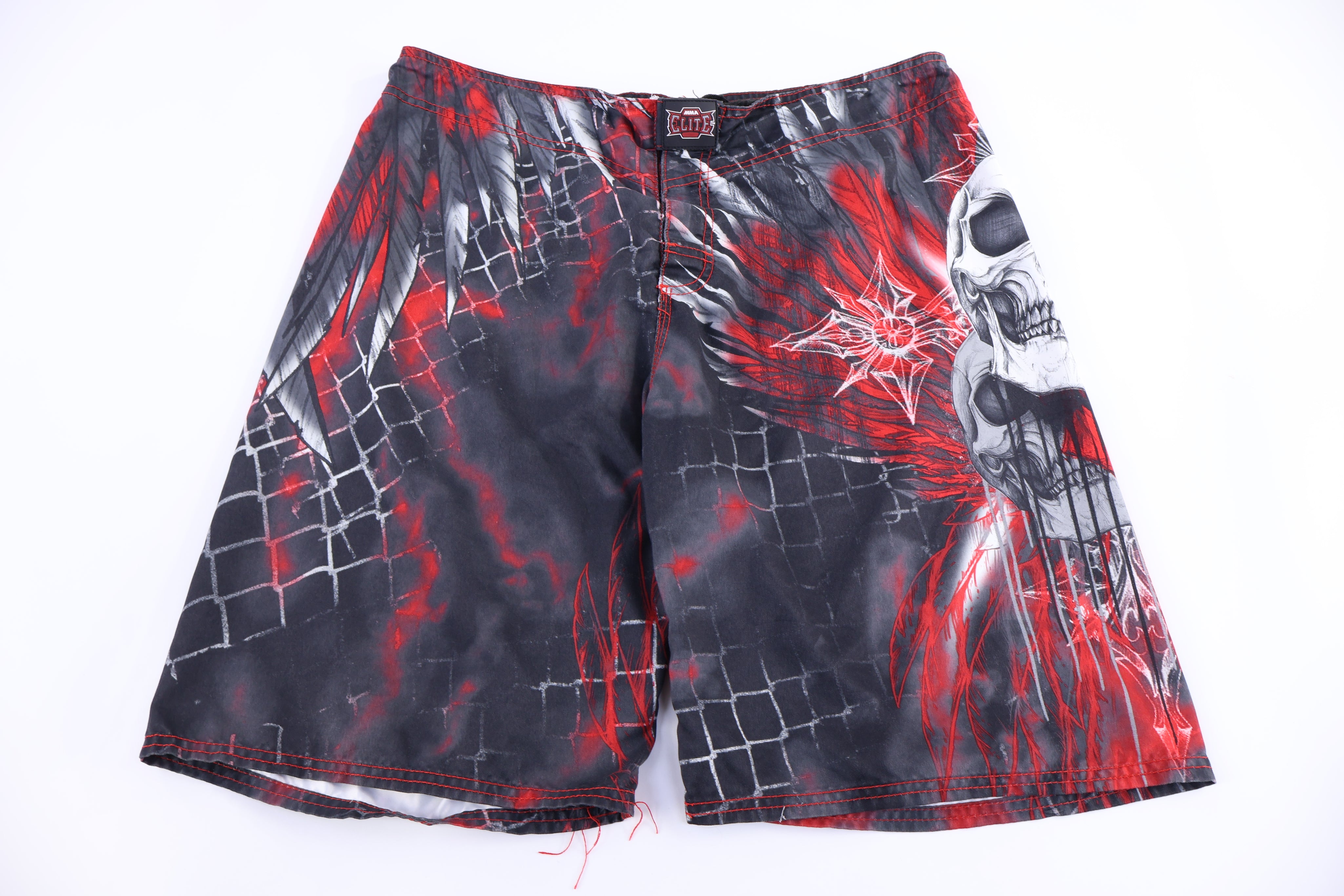 MMA Elite Skull Graphic Shorts