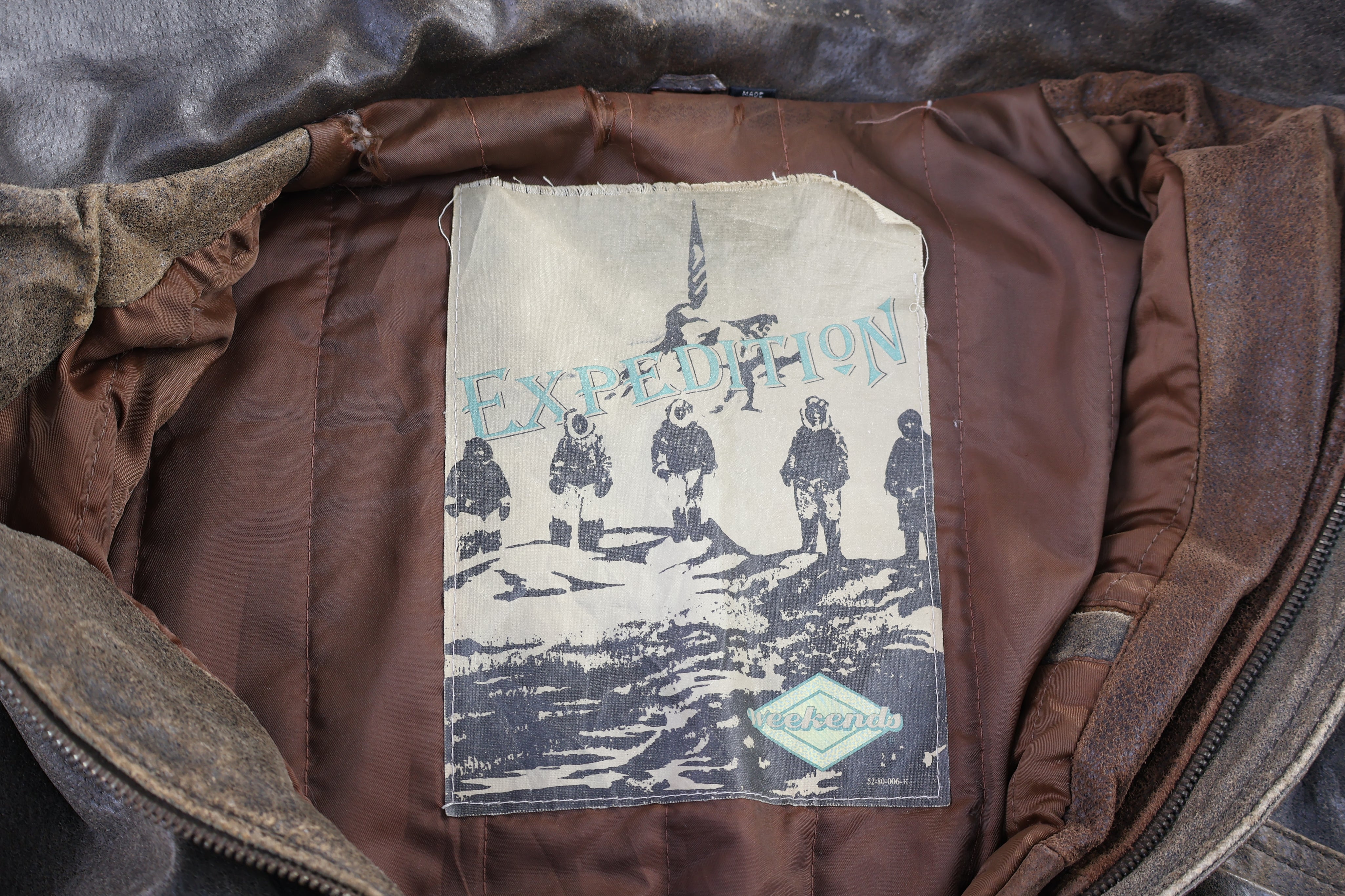 90's Expedition Brown Bomber Jacket