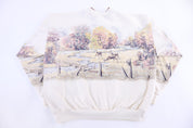 90's Art Unlimited Nature All Over Graphic Sweater