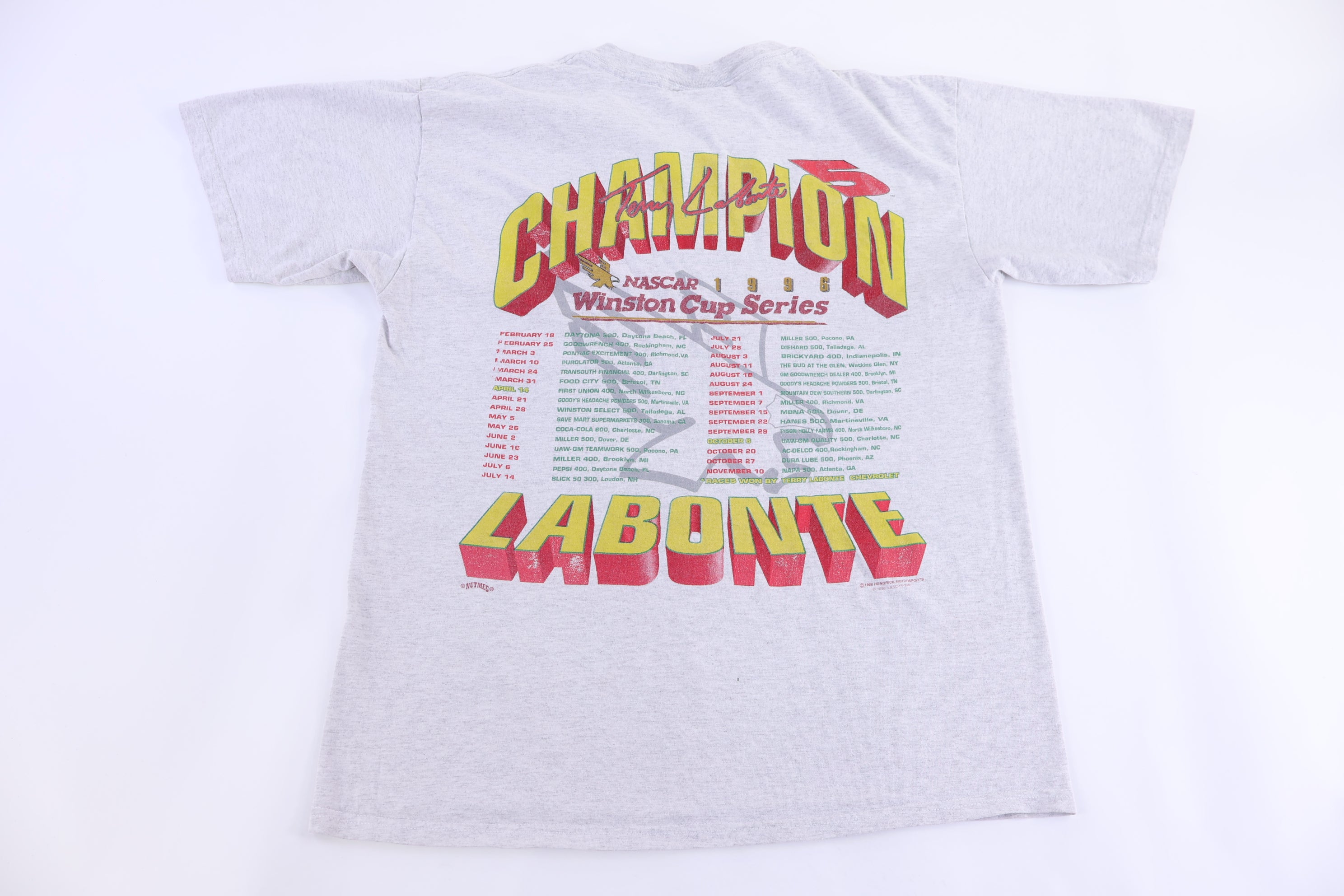 1996 Texas Terry Winston Cup Series T-shirt
