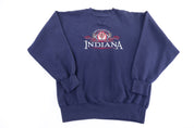 90's Indiana University Hoosiers Embroidered Sweatshirt