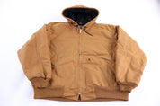 Carhartt Logo Patch Tan Full Zip Jacket