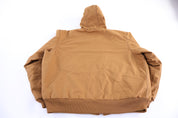 Carhartt Logo Patch Tan Full Zip Jacket