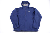 Patagonia Logo Patch Navy Blue Full Zip Jacket