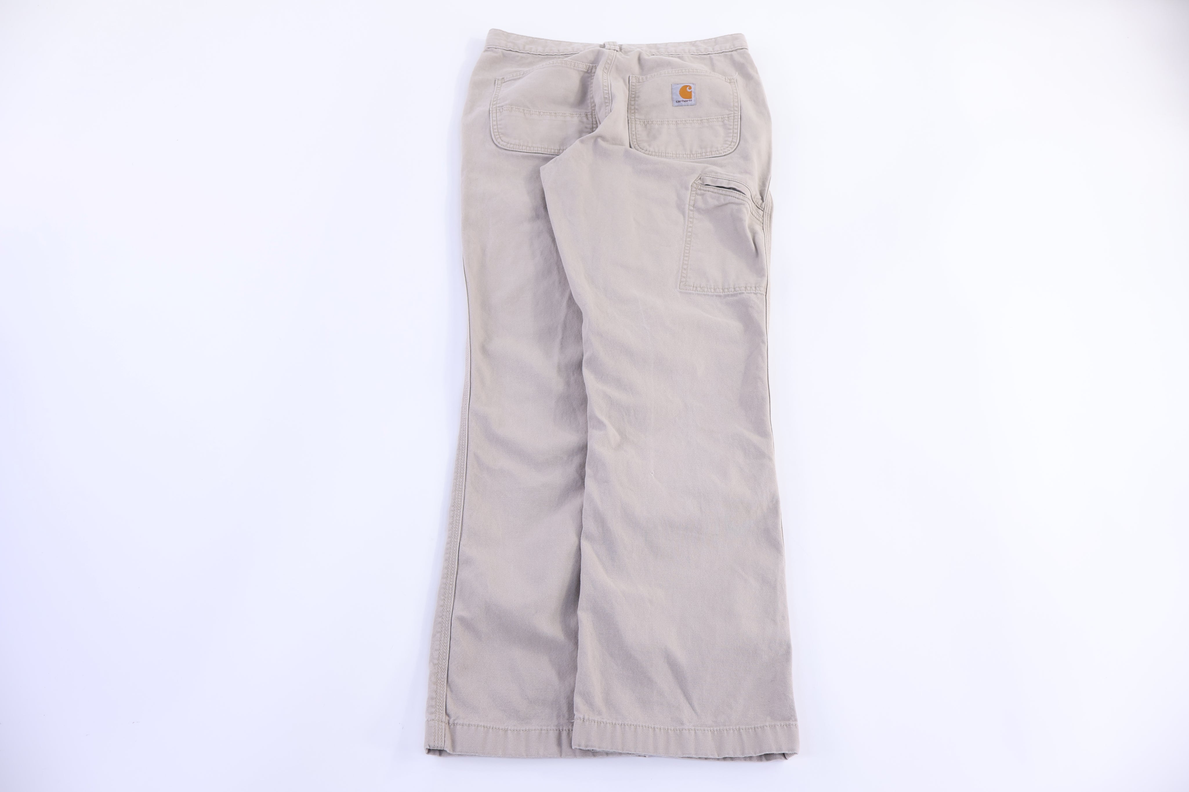 Carhartt Logo Patch Tan Relaxed Fit Pants