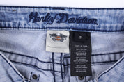 Women's Harley Davidson Motorcycles Light Wash Denim Jeans