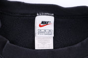 90's Nike Embroidered Logo Black Sweatshirt