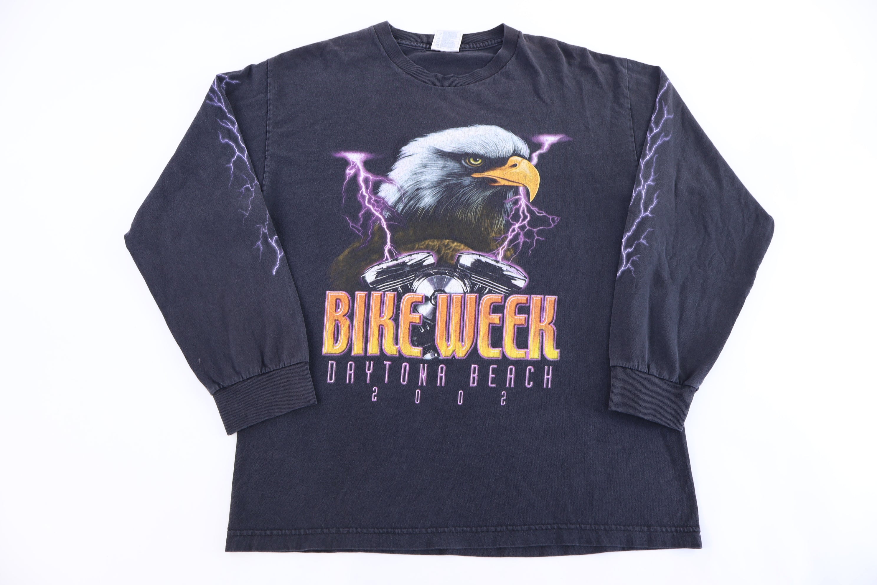 2002 Daytona Beach Bike Week Lightning LS T-shirt