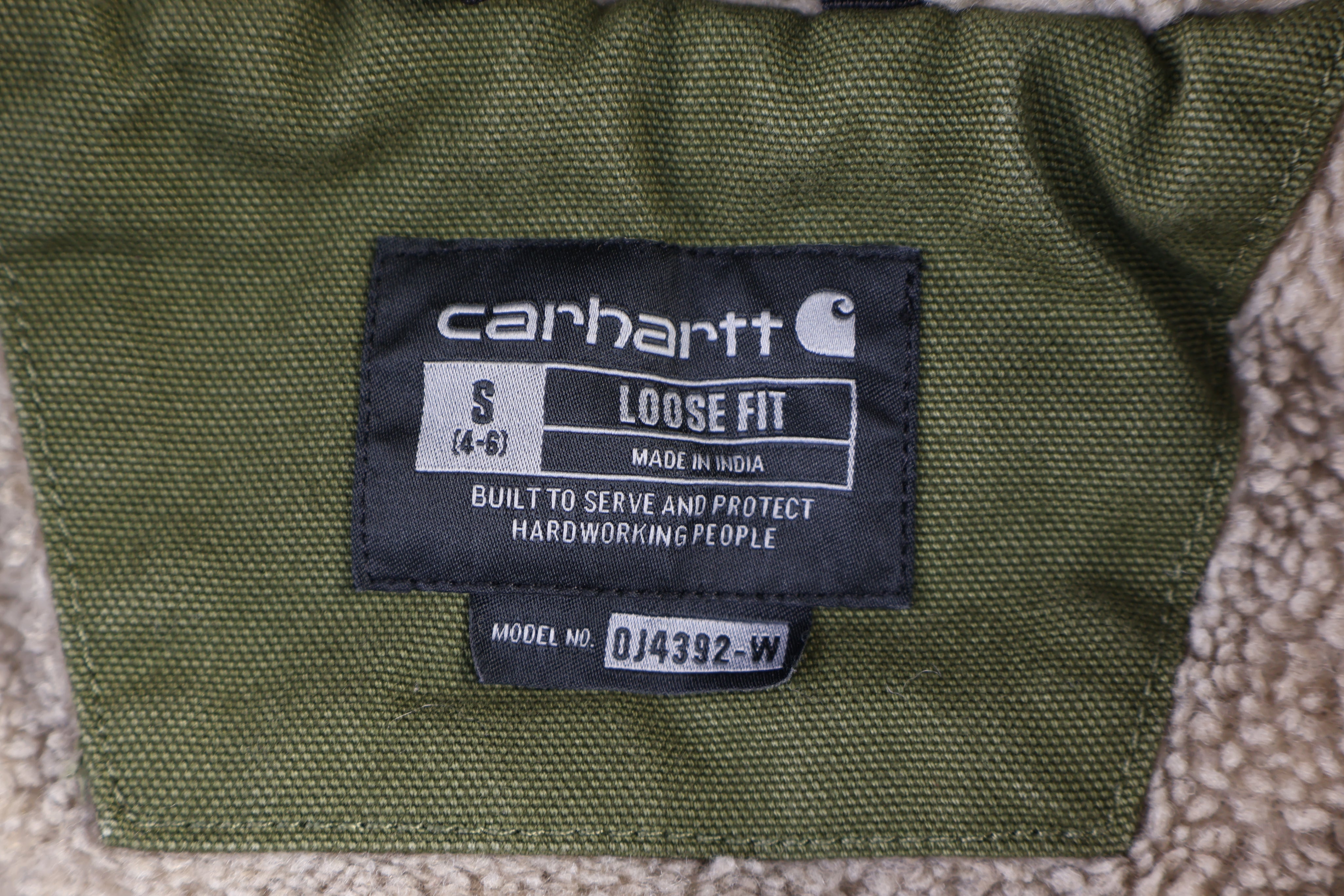 Women's Carhartt Logo Patch Full Zip Jacket