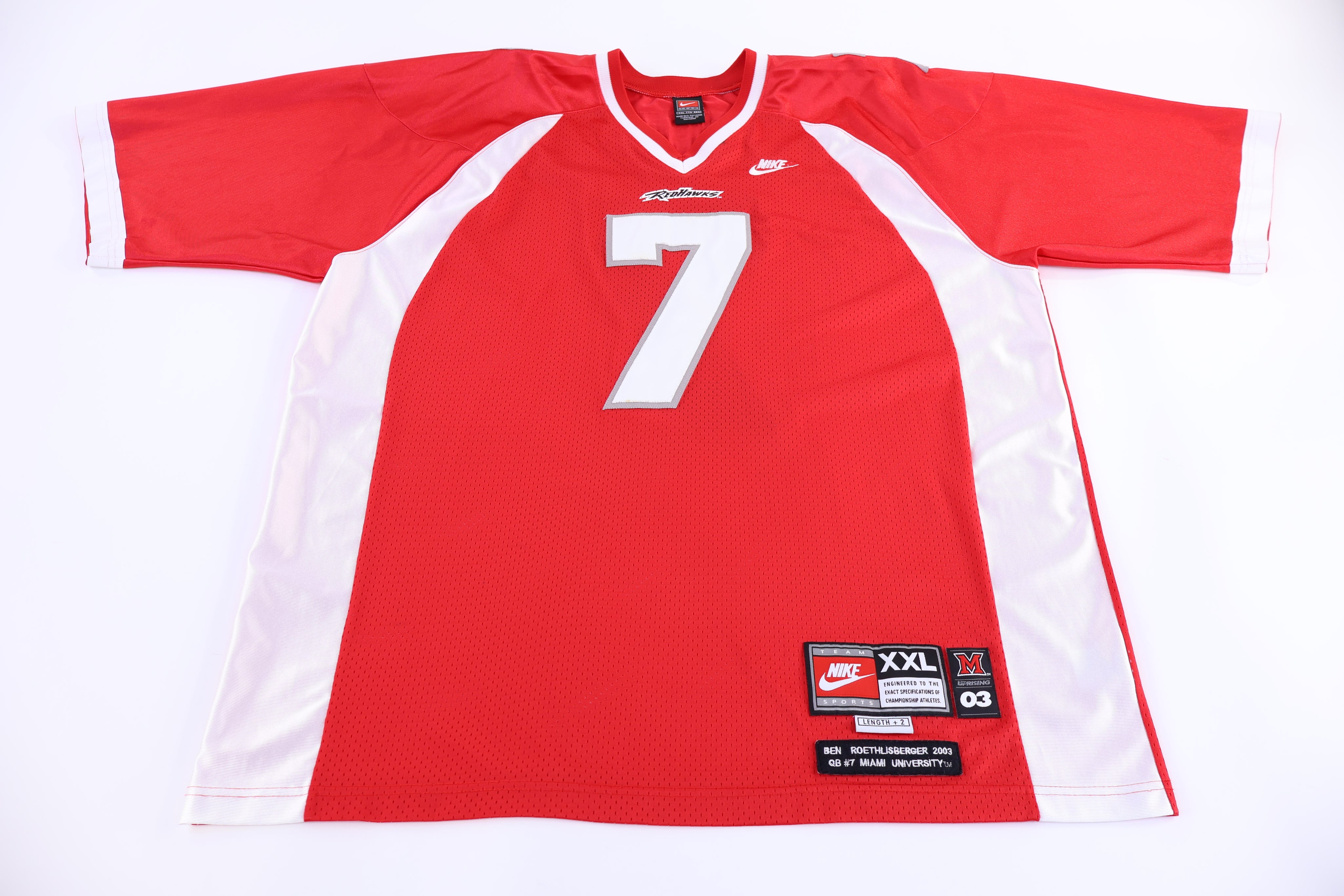 Vintage Nike Ben Roethlisberger Miami Redhawks Football Jersey
