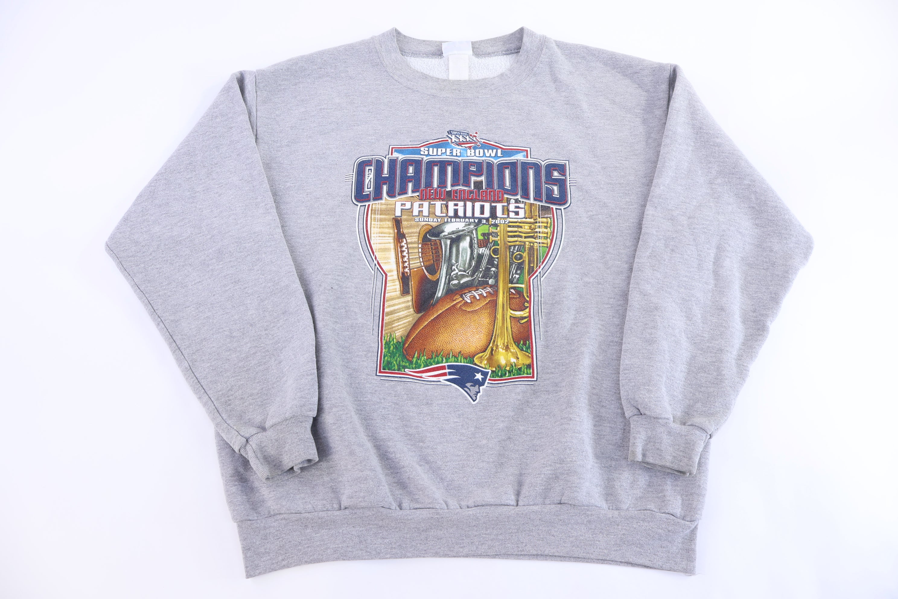 2002 New England Patriots Super Bowl Champions Sweatshirt