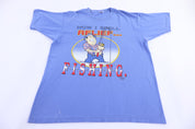 90's How I Spell Relief Fishing T-shirt