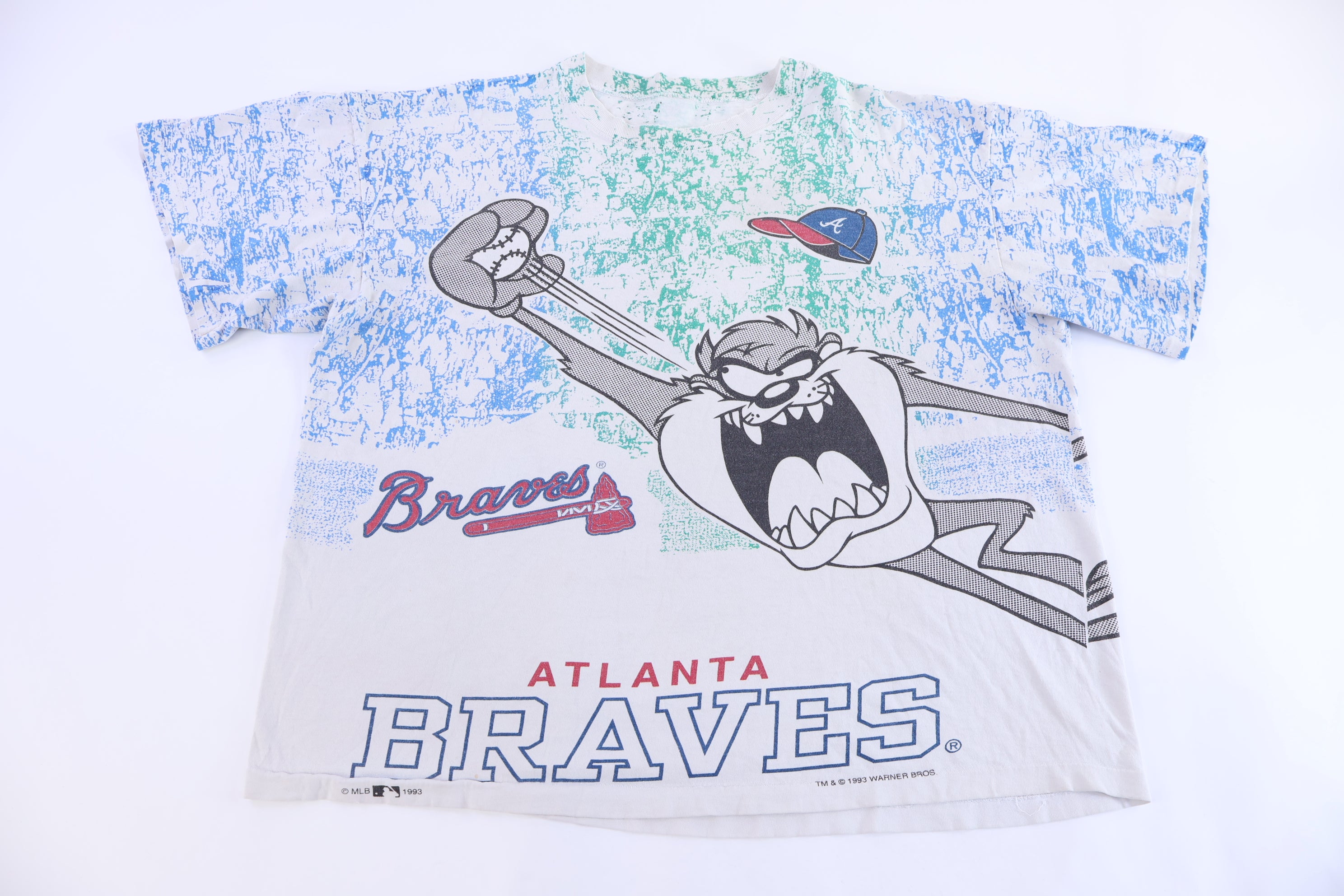 1993 Atlanta Braves Tasmanian Devil Graphic T-shirt
