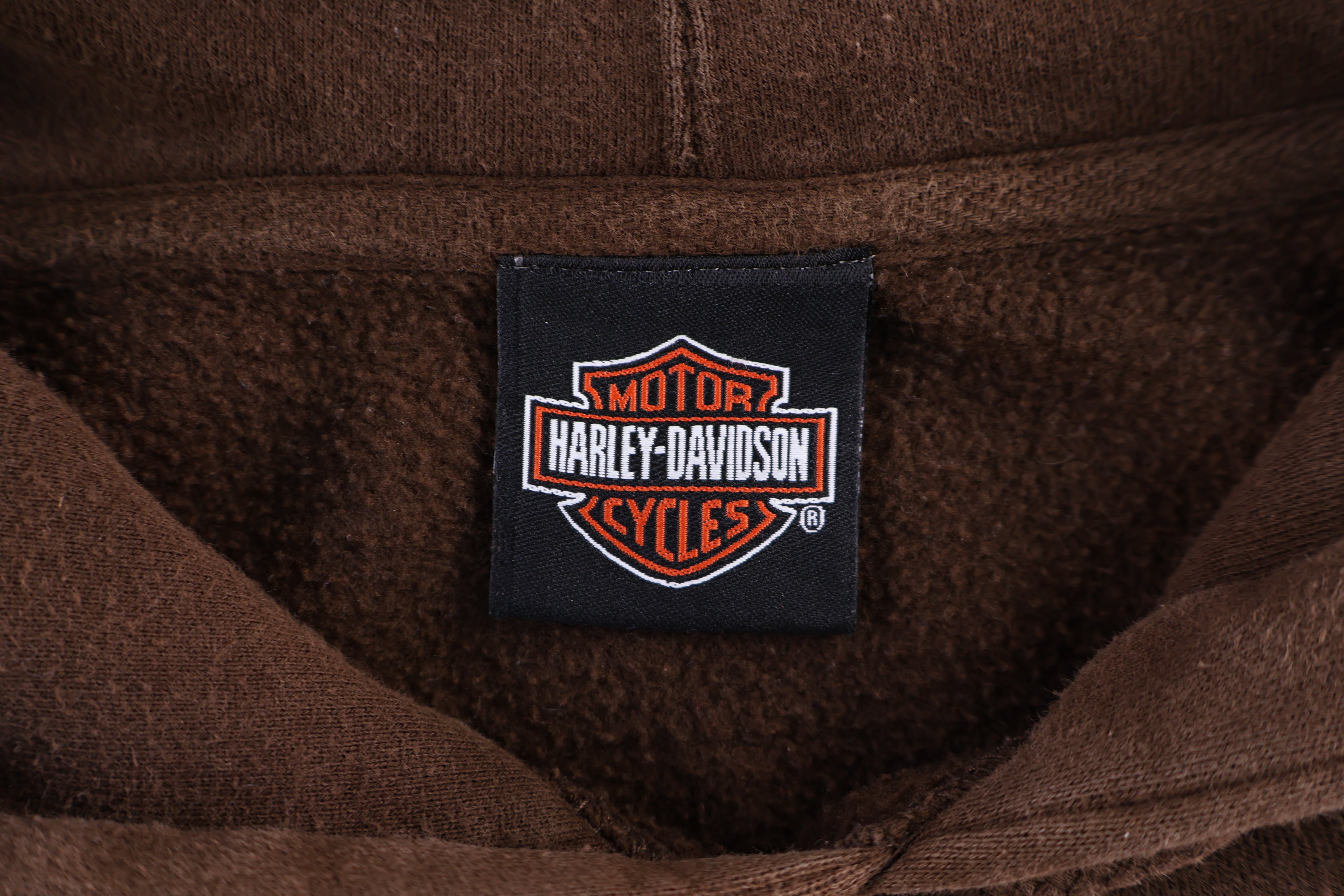 Harley Davidson Motorcycles Washington Flames Graphic Pullover Hoodie