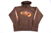 Harley Davidson Motorcycles Washington Flames Graphic Pullover Hoodie