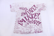90's Alice In Wonderland White Rabbit I’m Late T-shirt