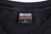 90's Harley Davidson Motorcycles Eagle All Over Graphic T-shirt