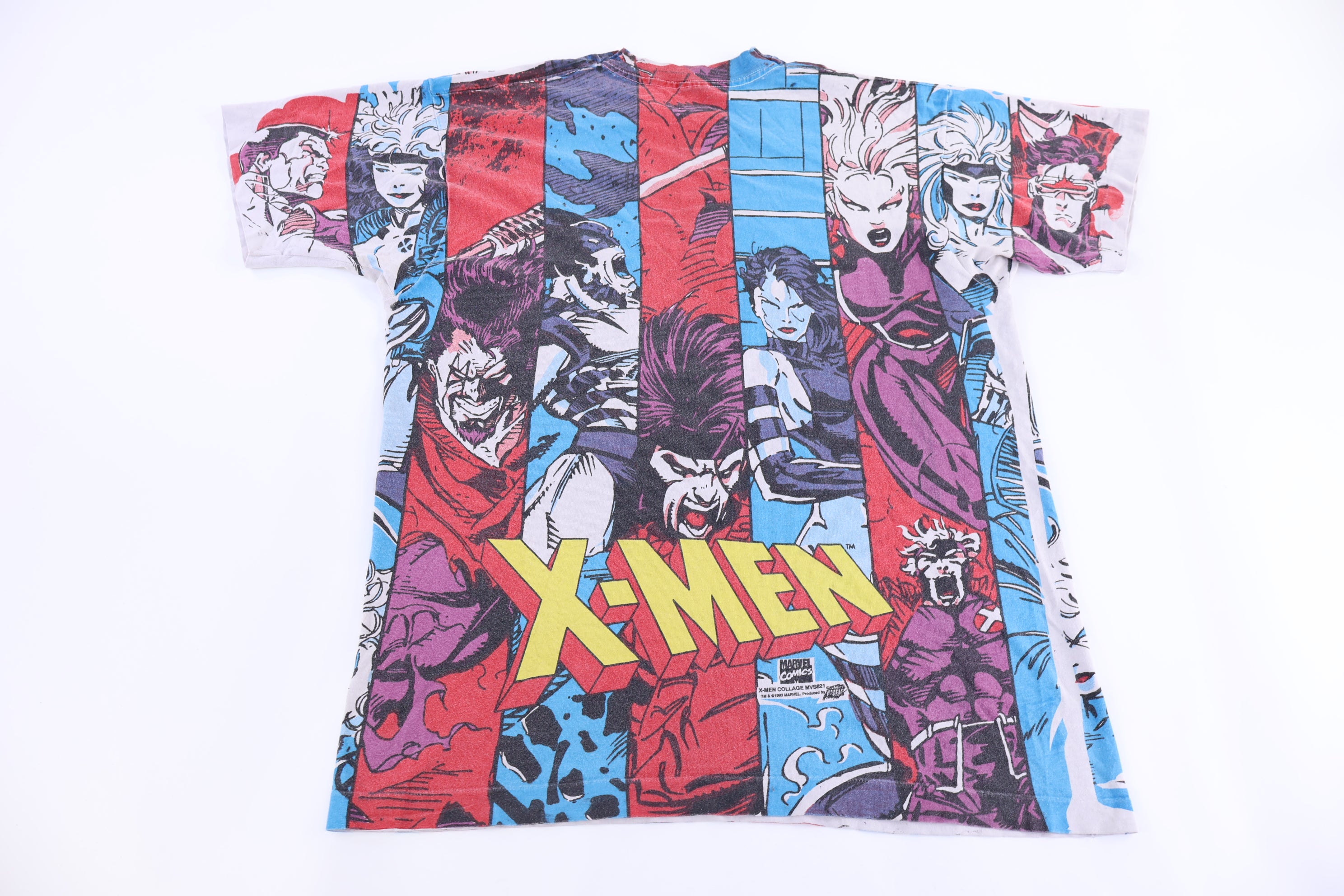 1993 Marvel X-Men All Over Graphic T-shirt