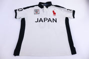 Polo by Ralph Lauren Japan Embroidered Black & White Button Up