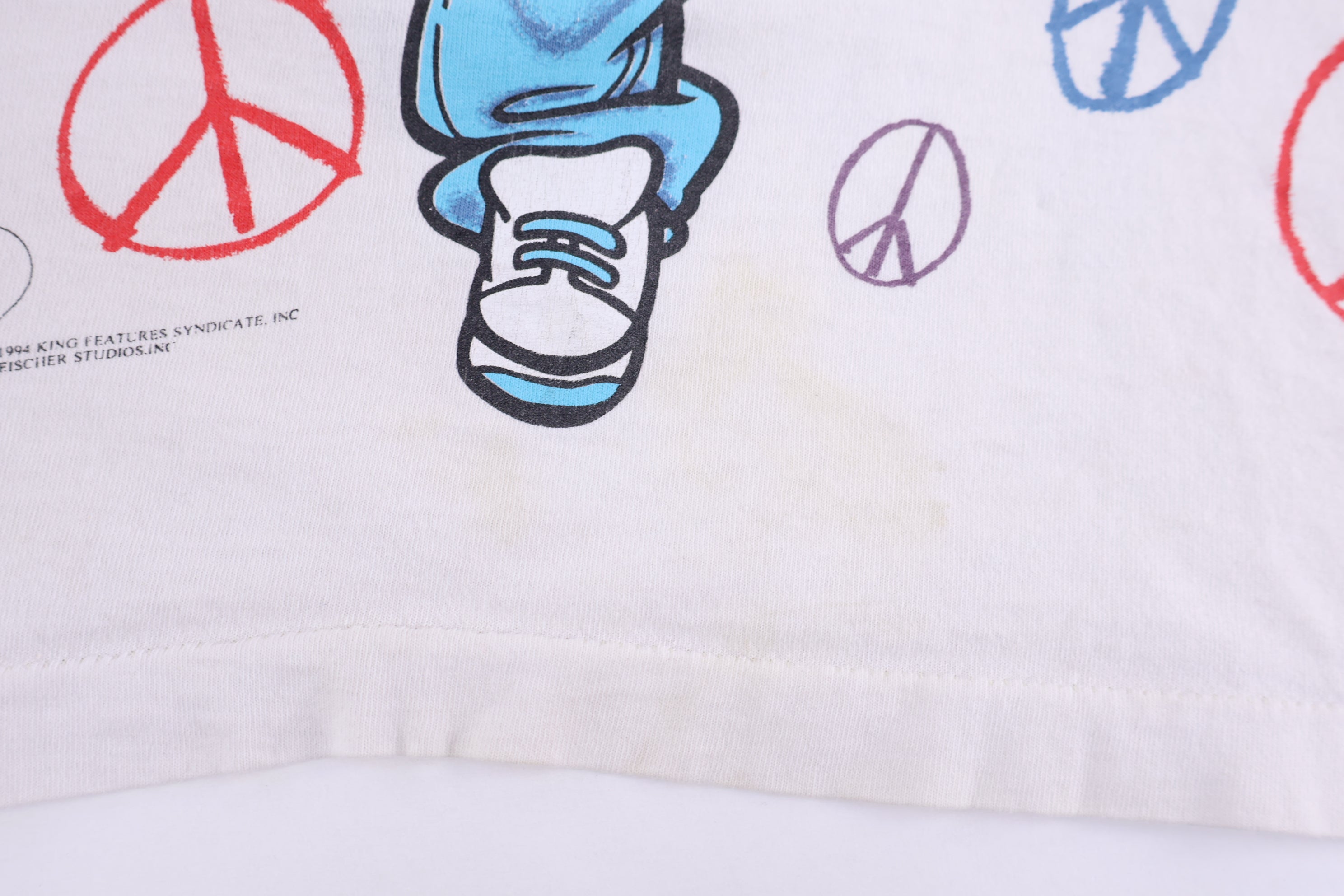 1994 Betty Boop Peace Out Graphic T-shirt