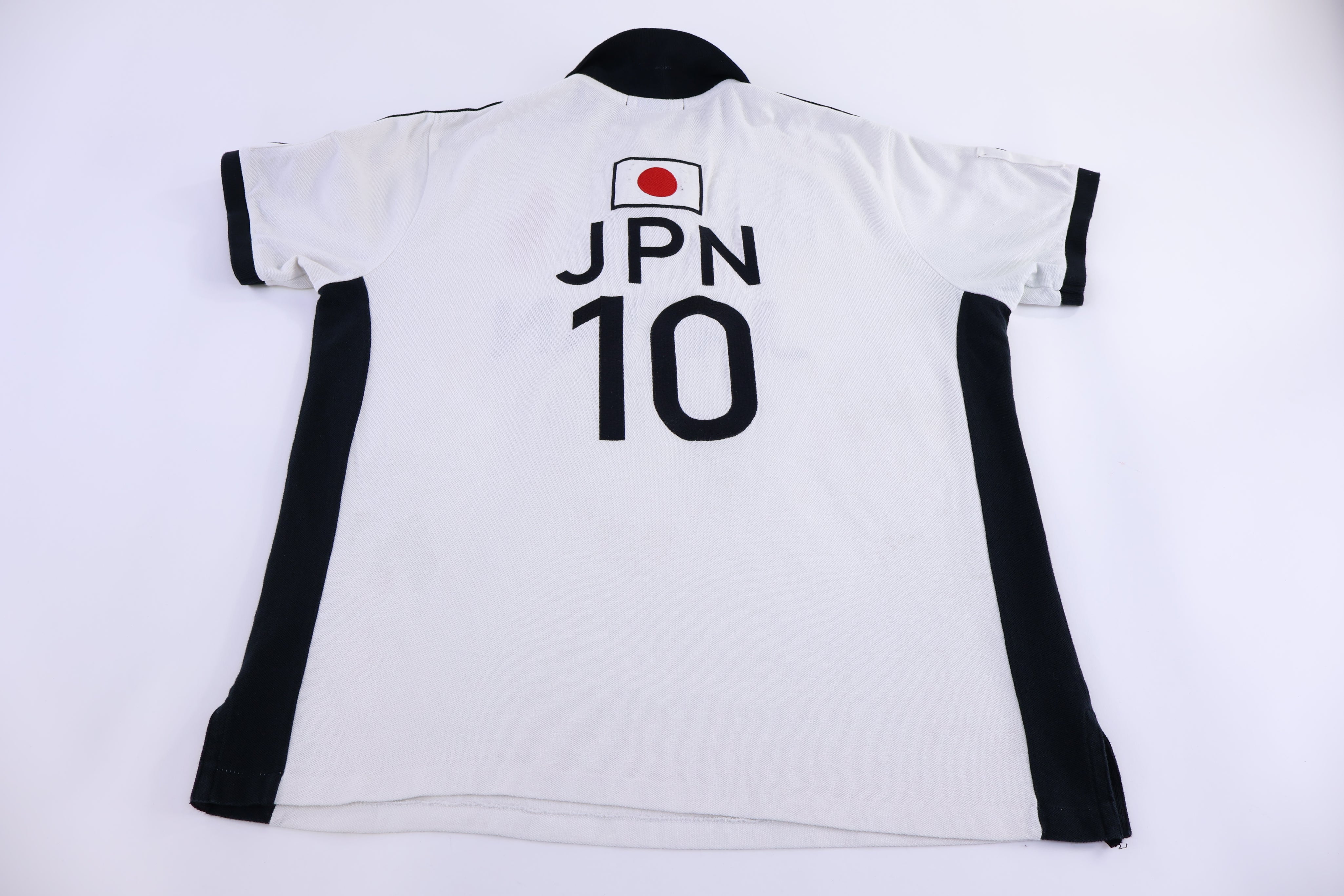Polo by Ralph Lauren Japan Embroidered Black & White Button Up