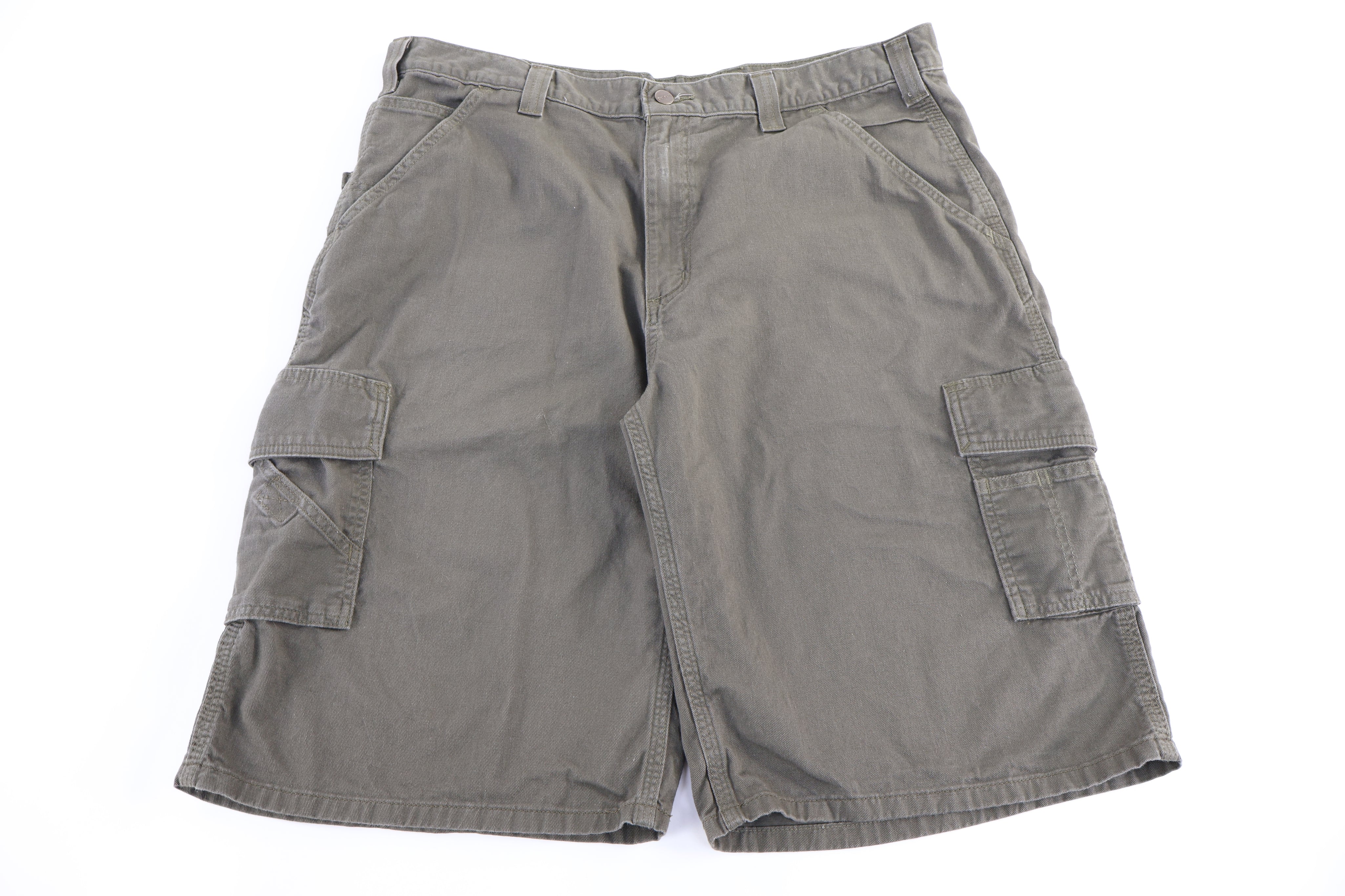 Carhartt Logo Patch Green Shorts