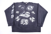 90's M.C. Escher Art Graphic Sweatshirt