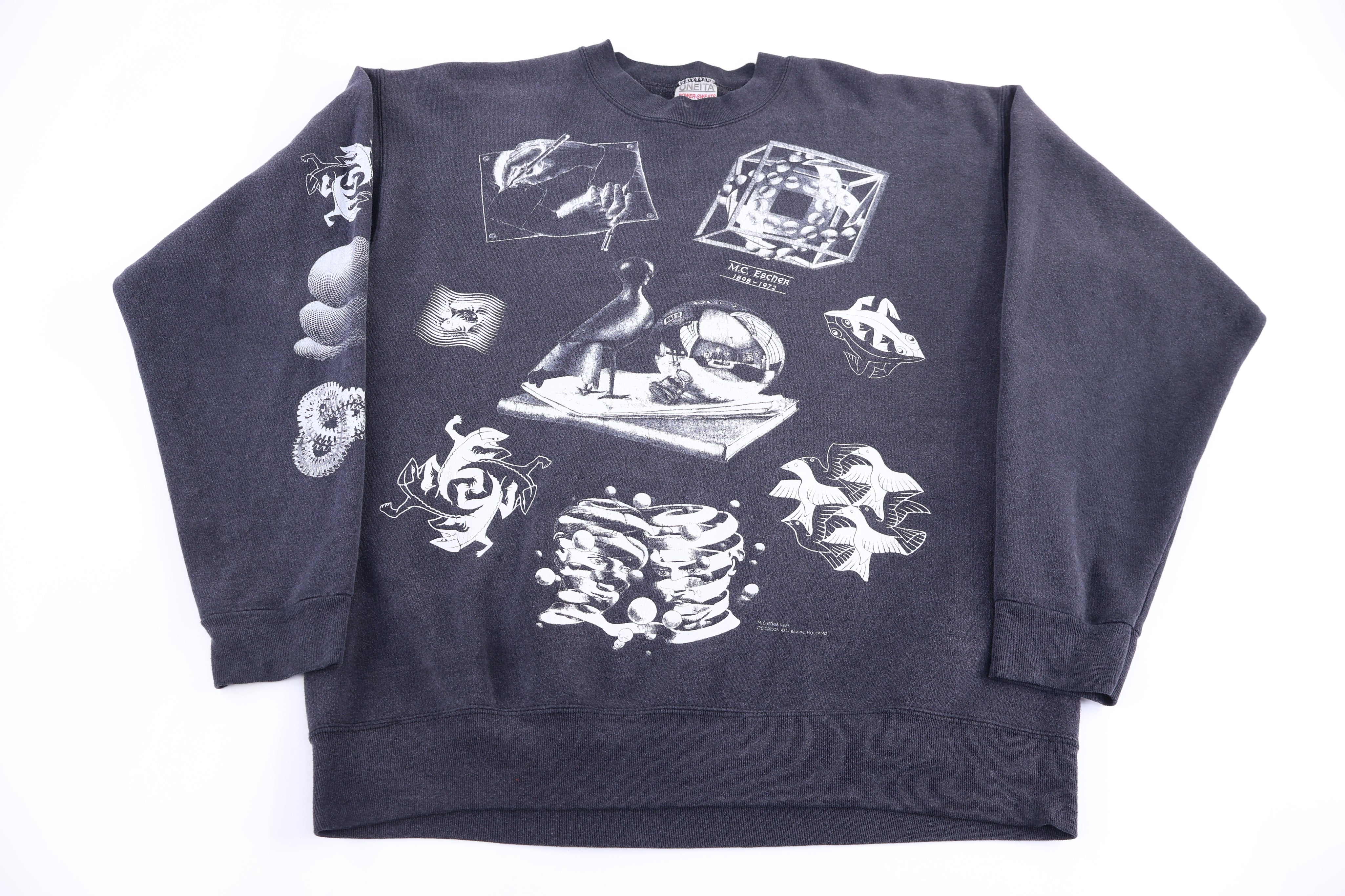 90's M.C. Escher Art Graphic Sweatshirt
